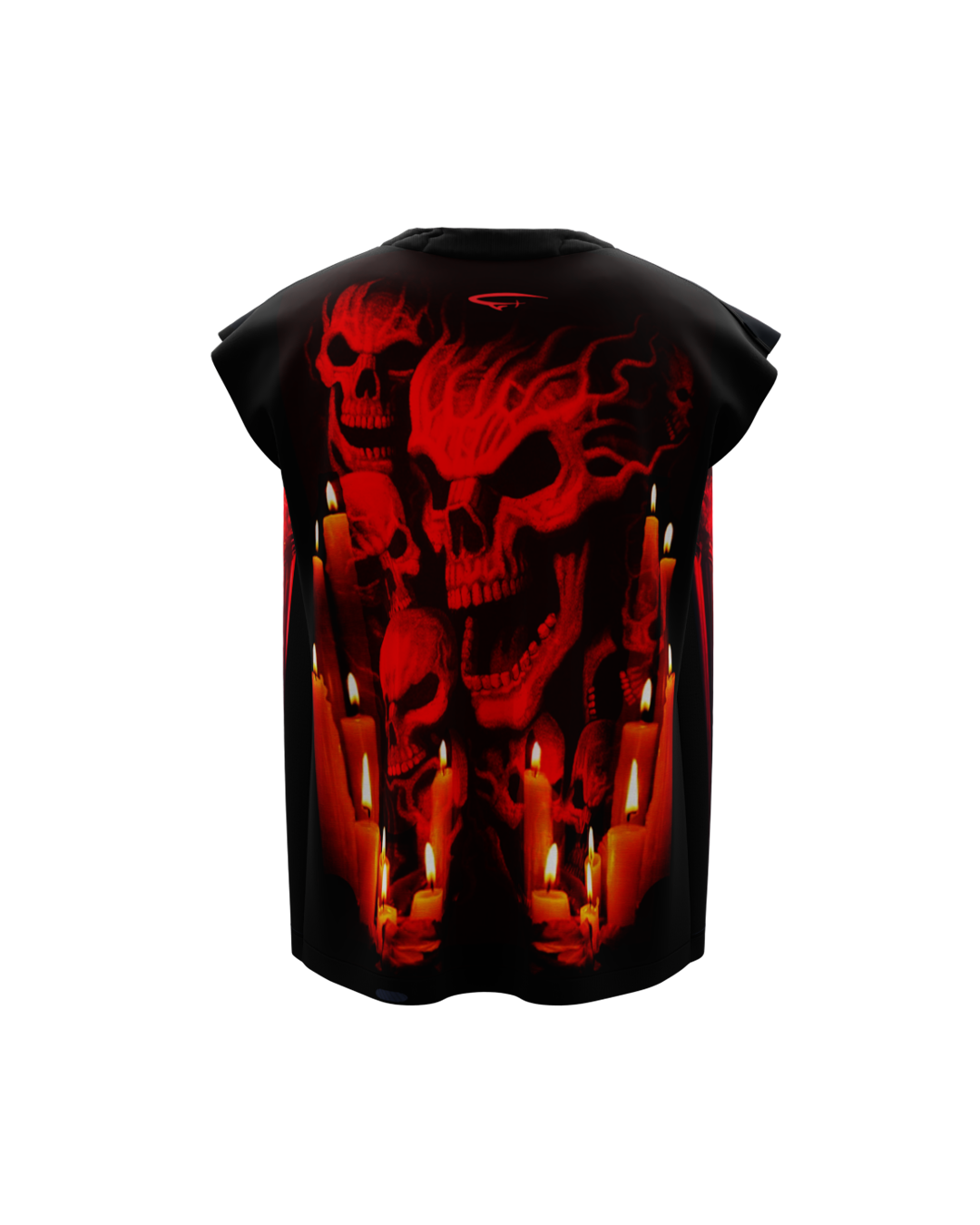 Obsidian Unisex Jersey Sleeveless Vest