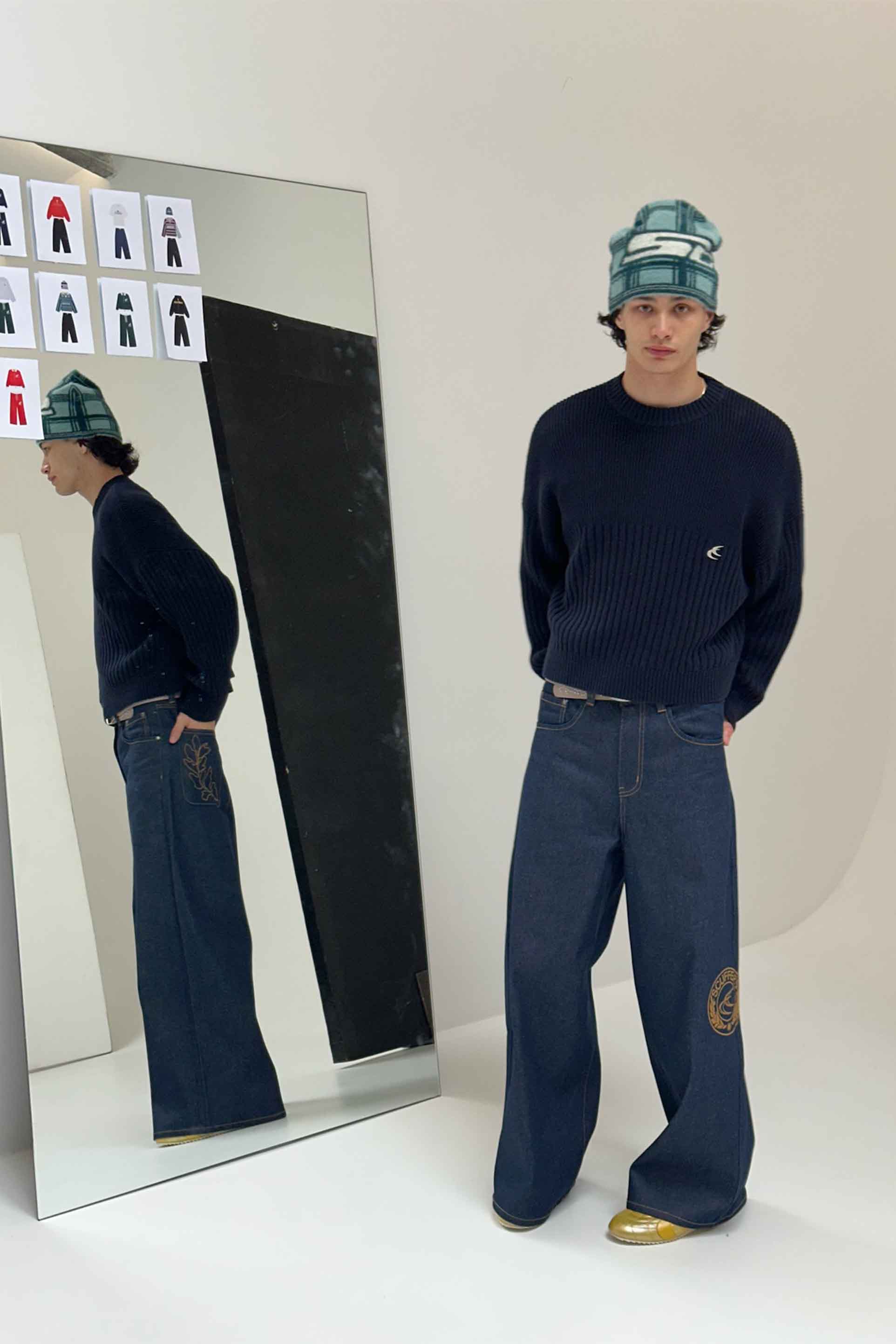 Bimbo Dark Blue Pants