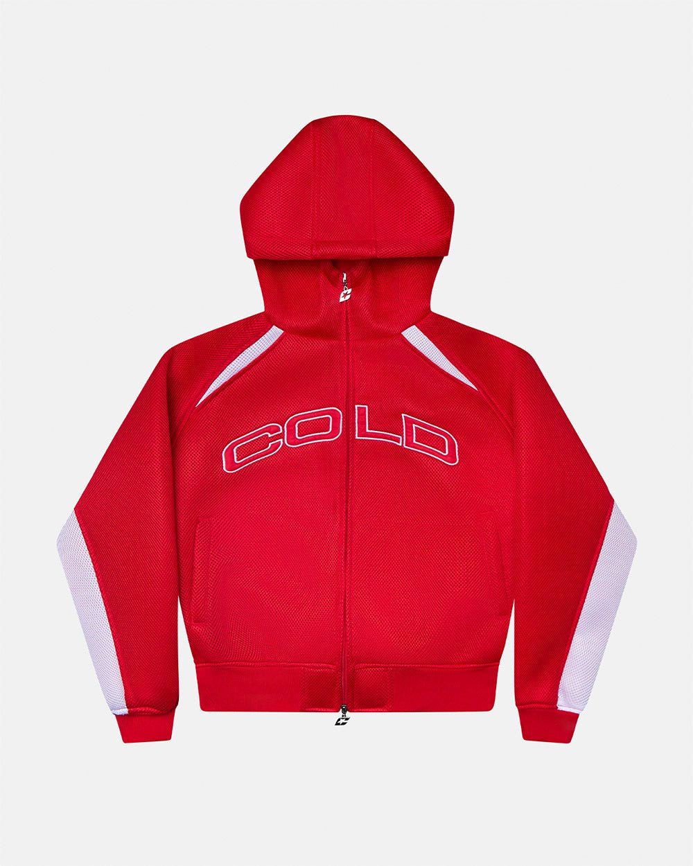NEO ZIP JACKET WHITE & RED