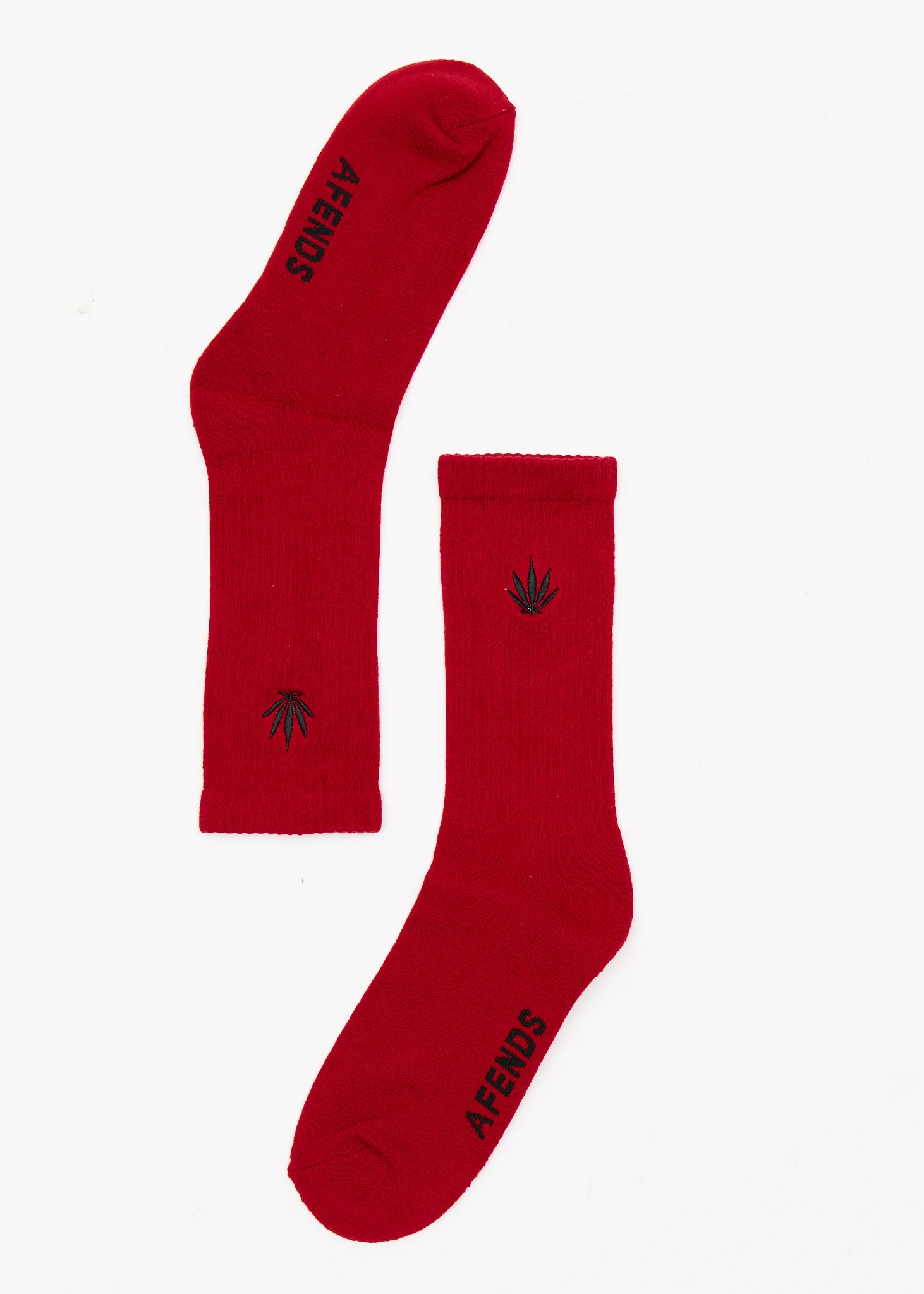 AFENDS Mens Happy - Socks One Pack - Ketchup