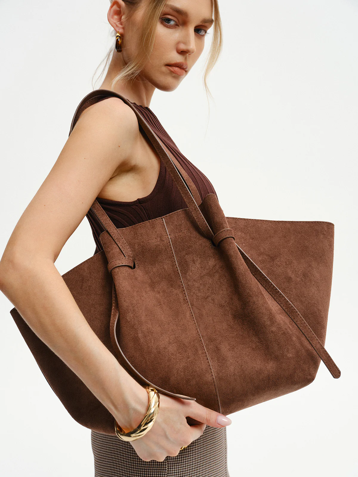 PU Large-Capacity Tote Bag