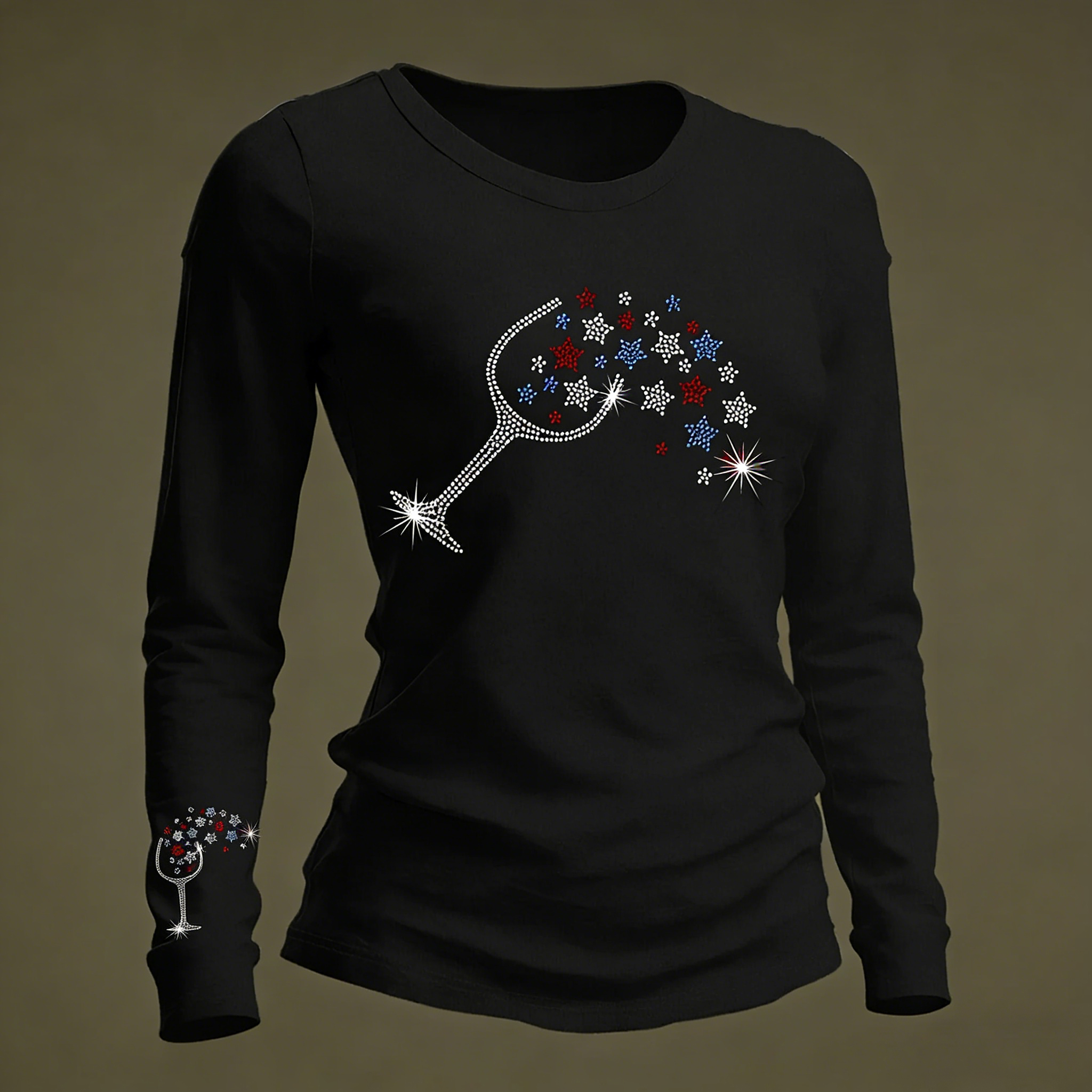 Women's casual faith-inspired long-sleeved T-shirt