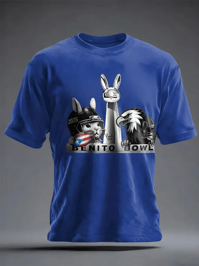 Men's Puerto Rican Rapper Printed T-Shirt