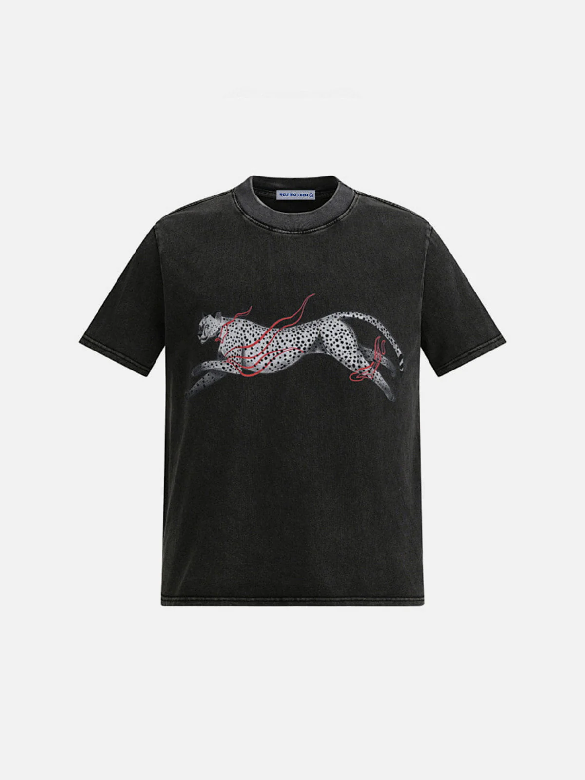 Aelfric Eden Boxy Washed Leopard Tee