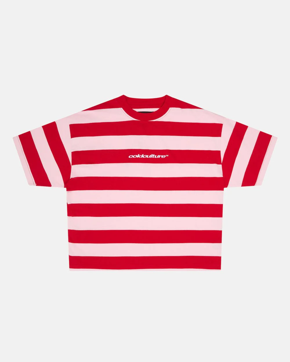 LOLLY ICE TEE PINK AND RED STRIPES