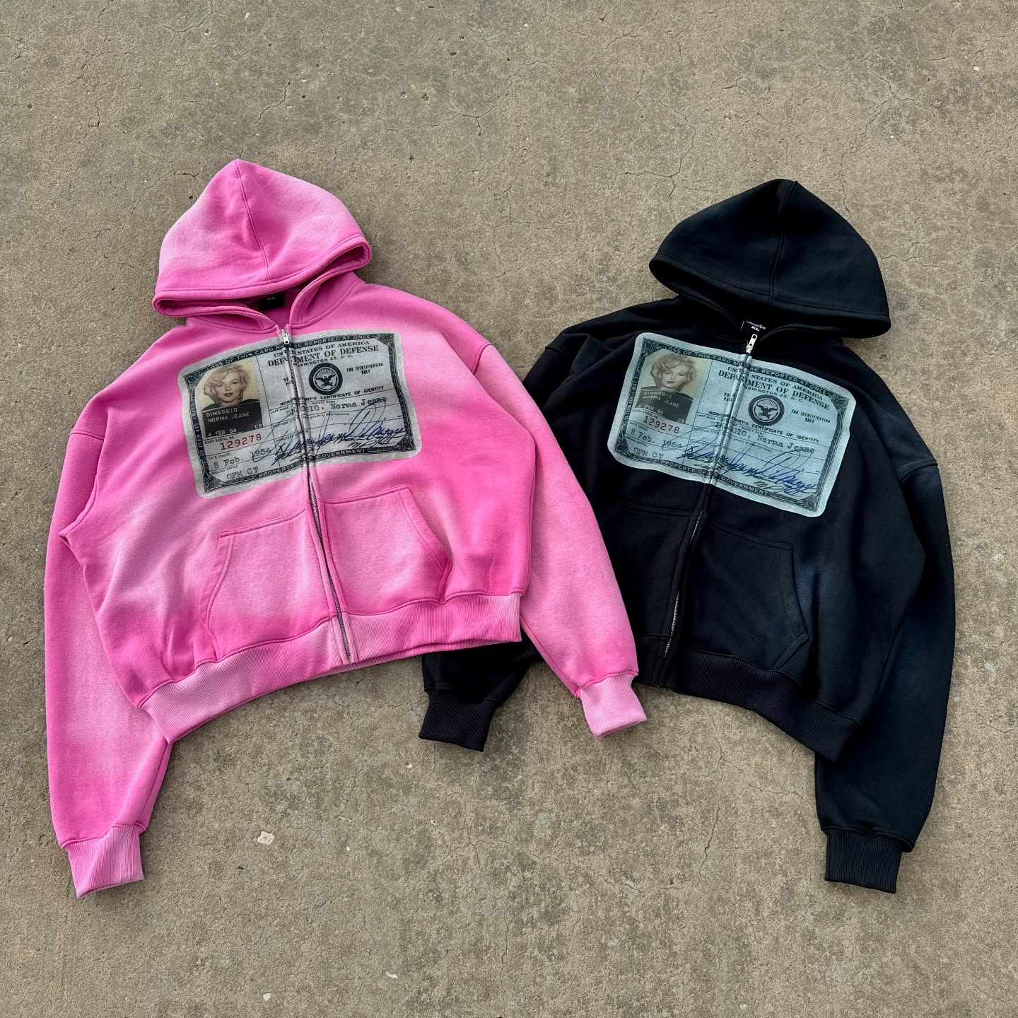 MARILYN MONROE Zip Up Hoodie