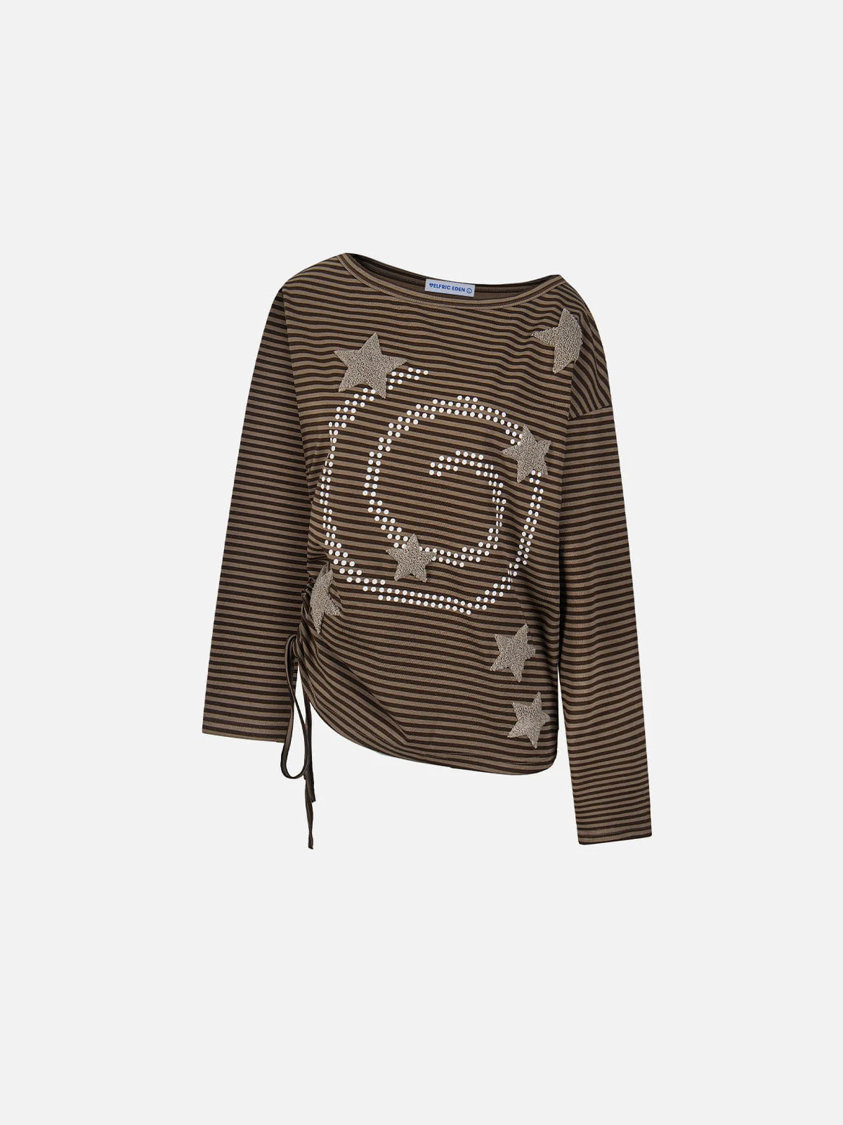 Aelfric Eden Star Patch Stripe Long Sleeve Tee