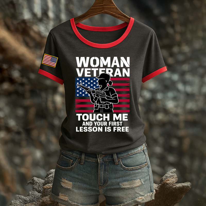 Women's Veteran Print T-Shirt