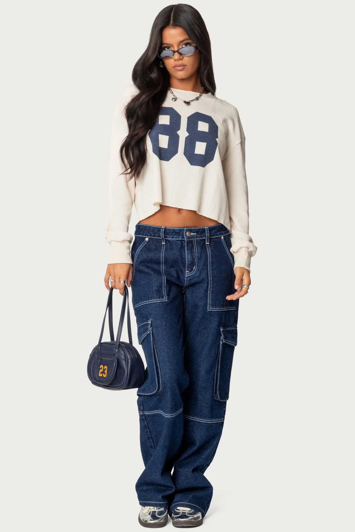 88 Waffle Long Sleeve T Shirt