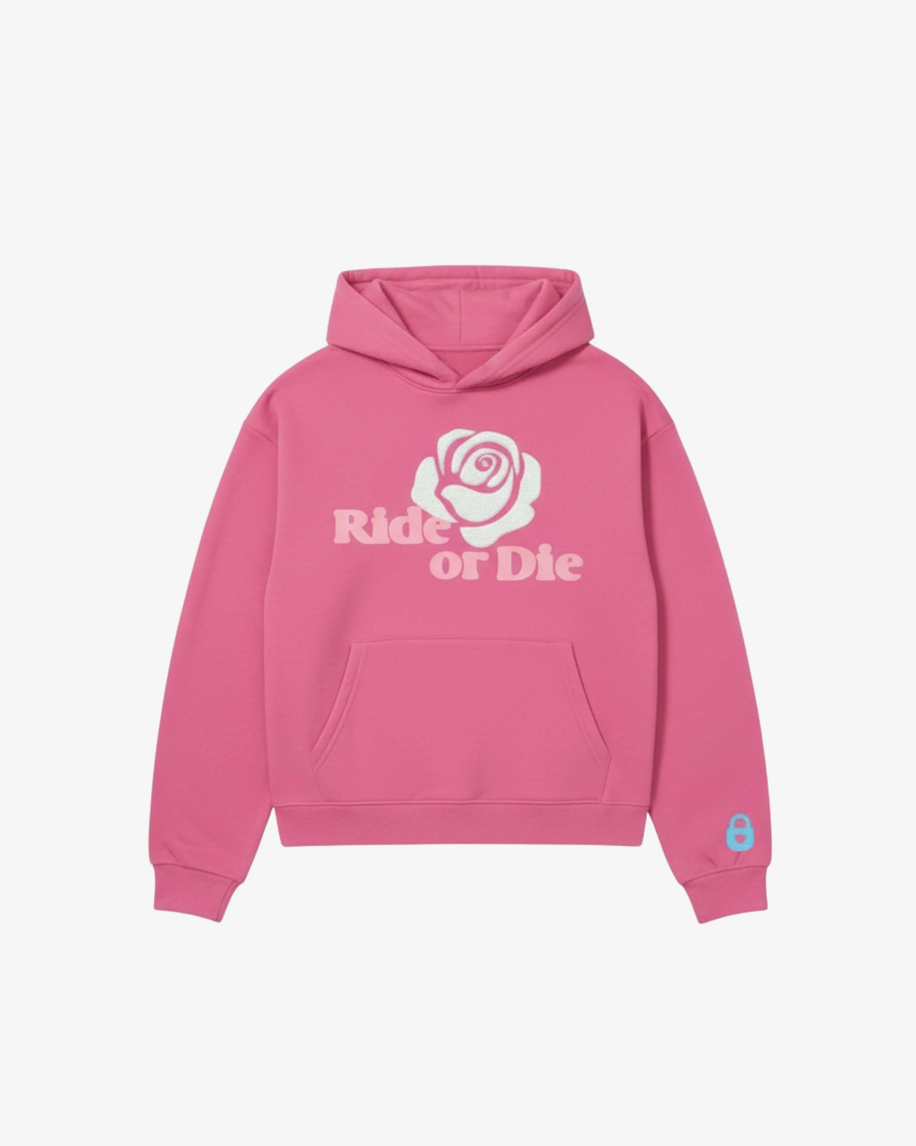 Ride or Die Oversized Hoodie | Pink