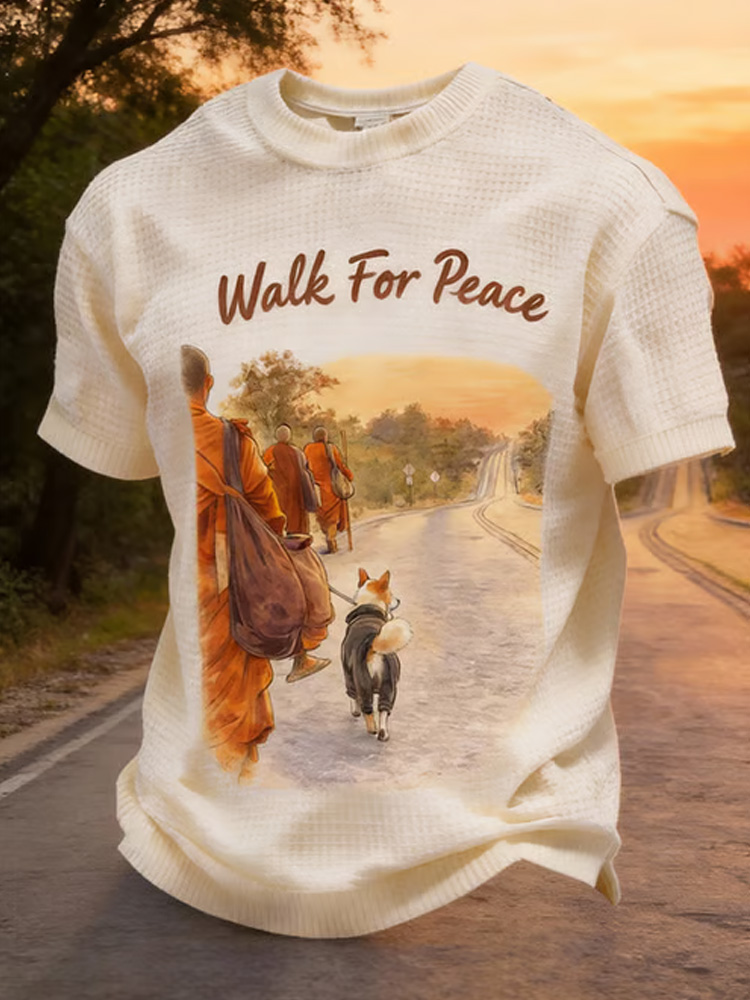 Men's Walk For Peace Art Print T-shirt