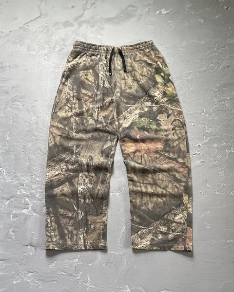 Casual Camouflage Vintage Wide Leg Pants