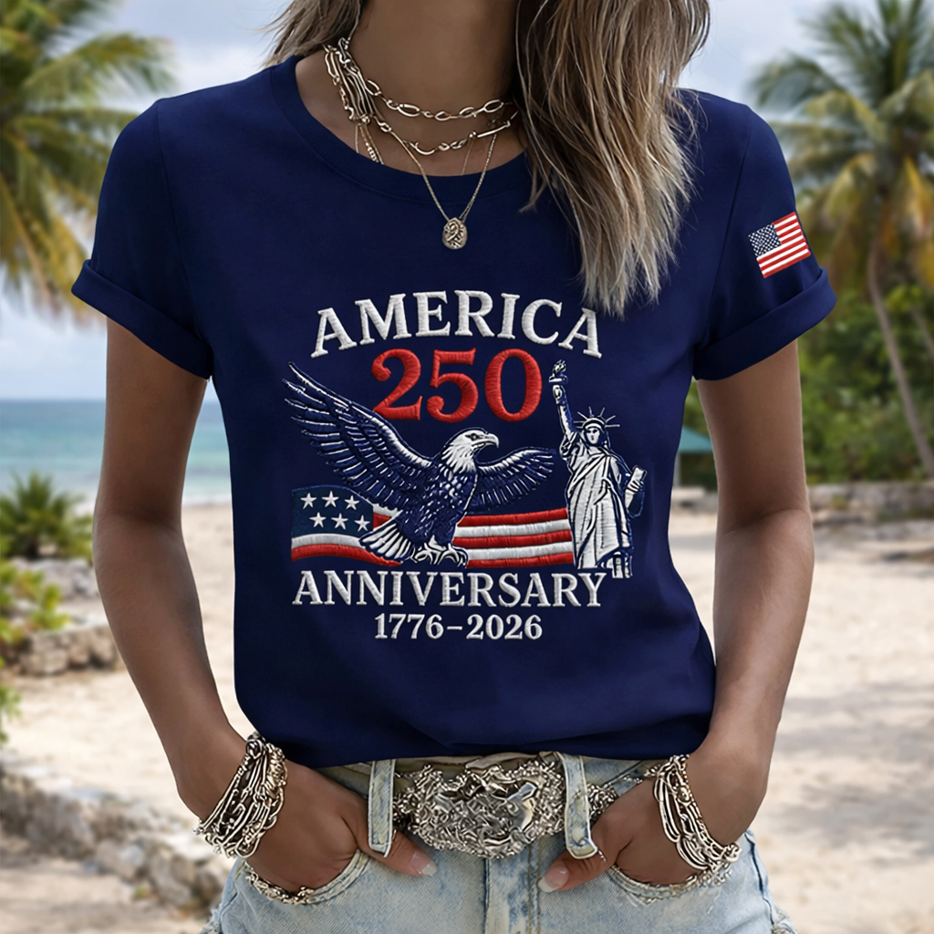 Women's  America 250th Anniversary Print T-Shirt