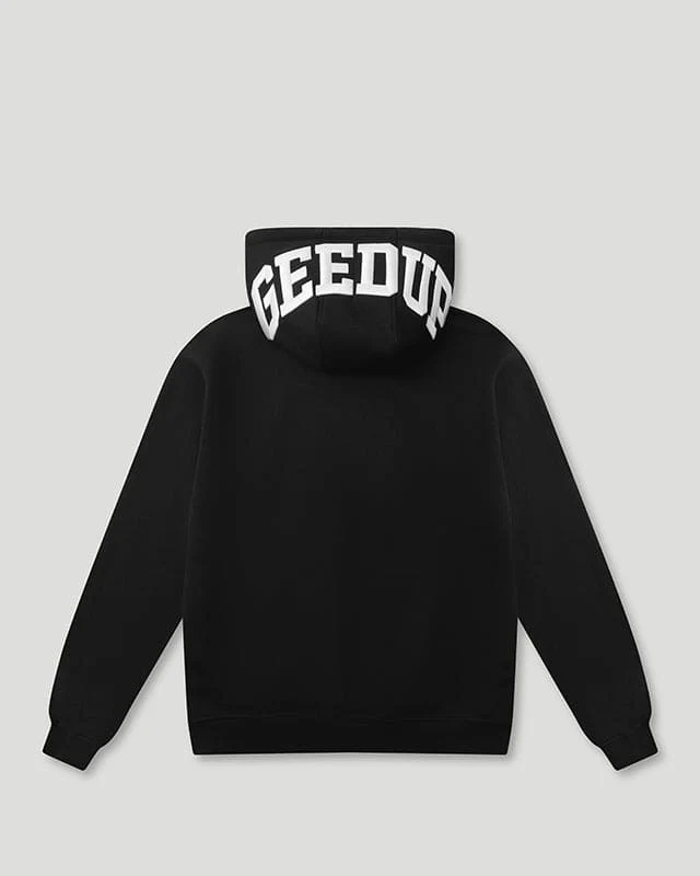 Team Logo Hooded Jacket Black