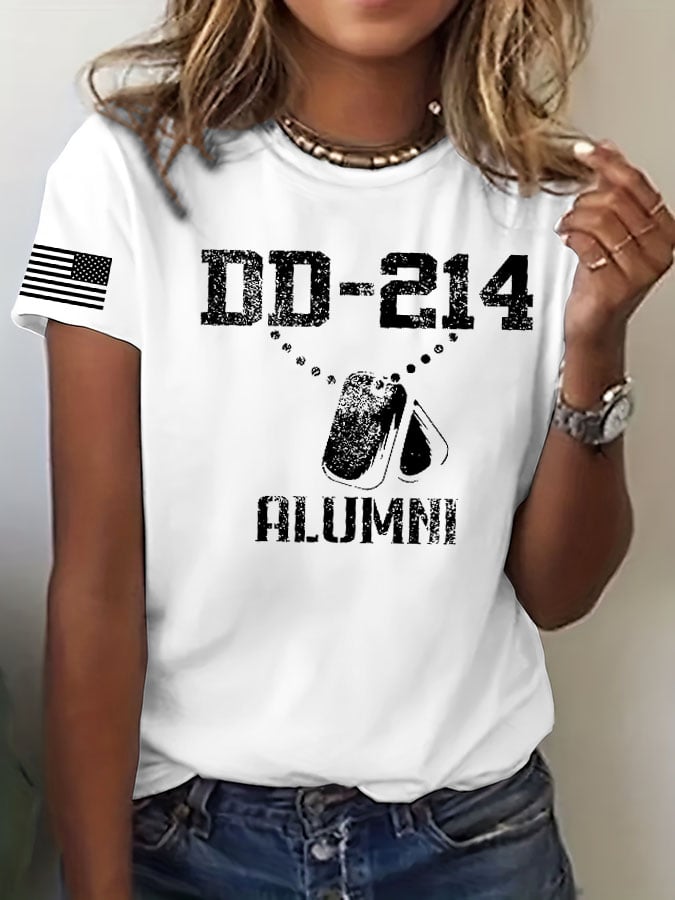 Women's DD-214 Printed T-Shirt
