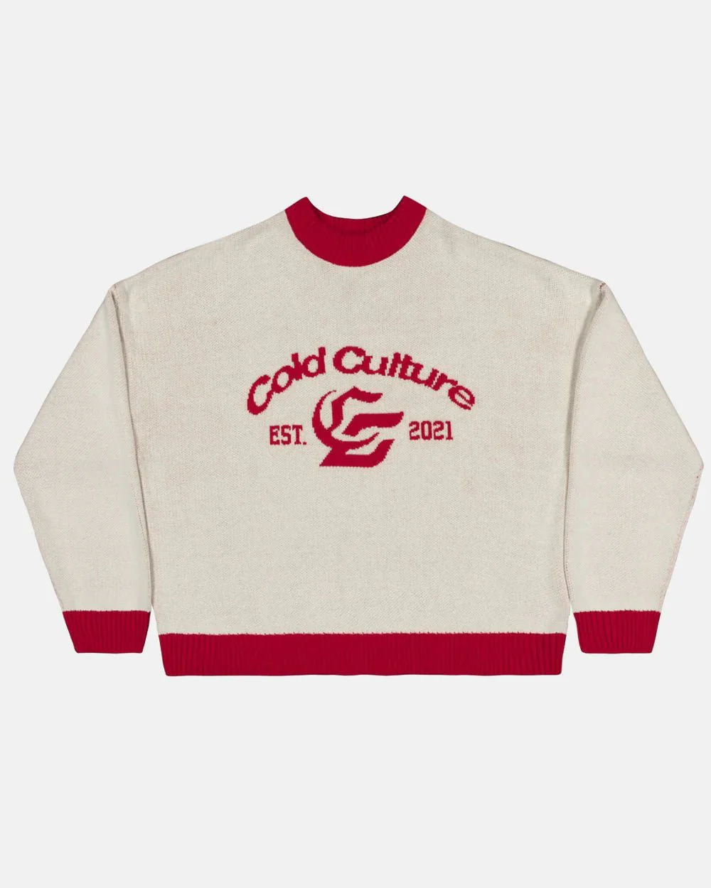 ACADEMY KNIT ACID WHITE