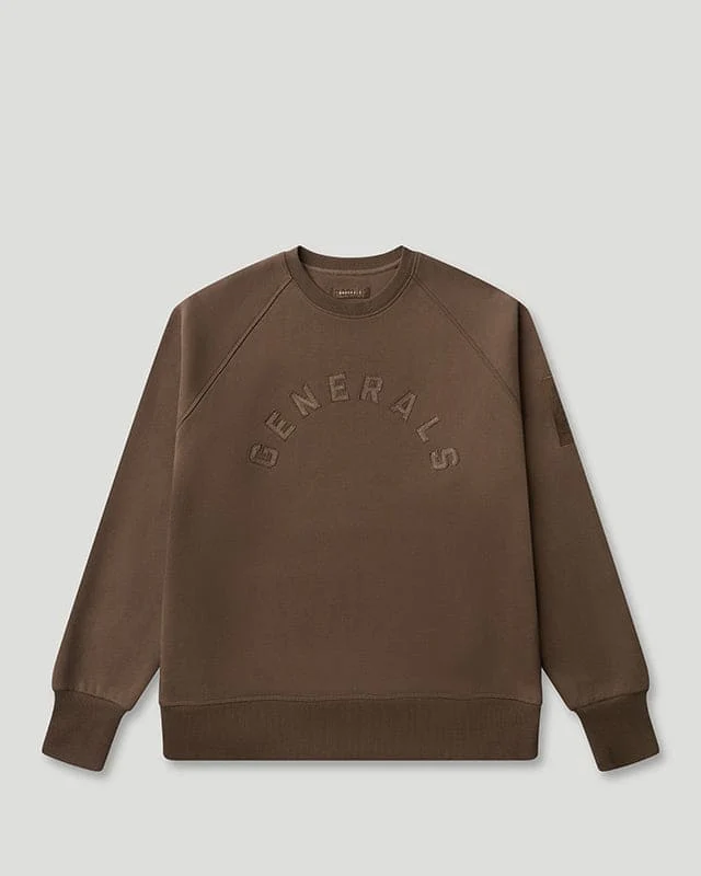 Generals Classic Fit Crewneck Chestnut