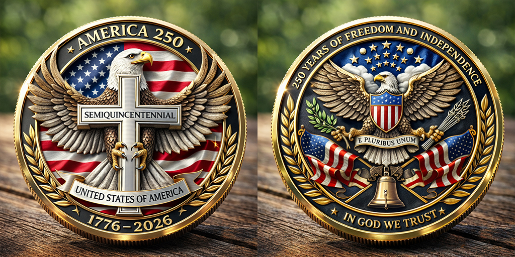 🏆New Year 60% OFF- America 250 Commemorative Coin