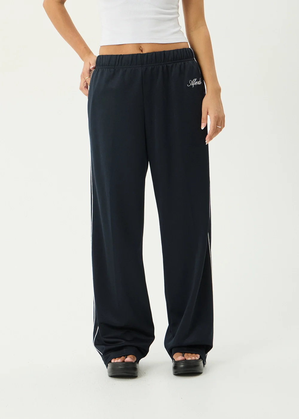 AFENDS Womens Avenue - Track Pant - Navy