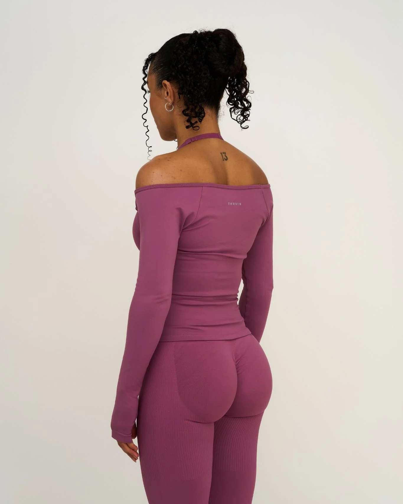 Elevate™ Sculpting Seamless V-Neck Top | Orchid Mauve