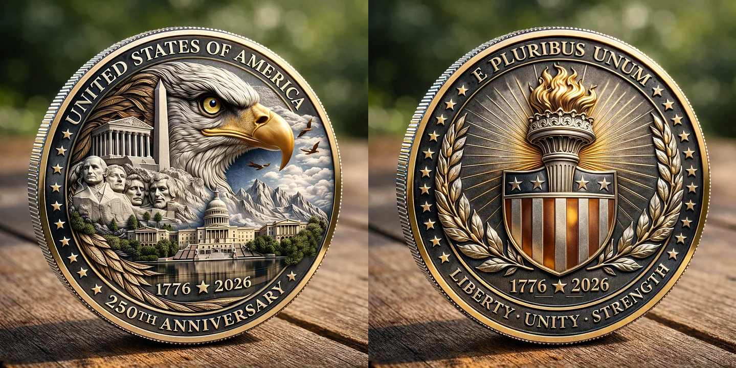 🏆New Year 60% OFF- U.S 250th Anniversary Commemorative Coin
