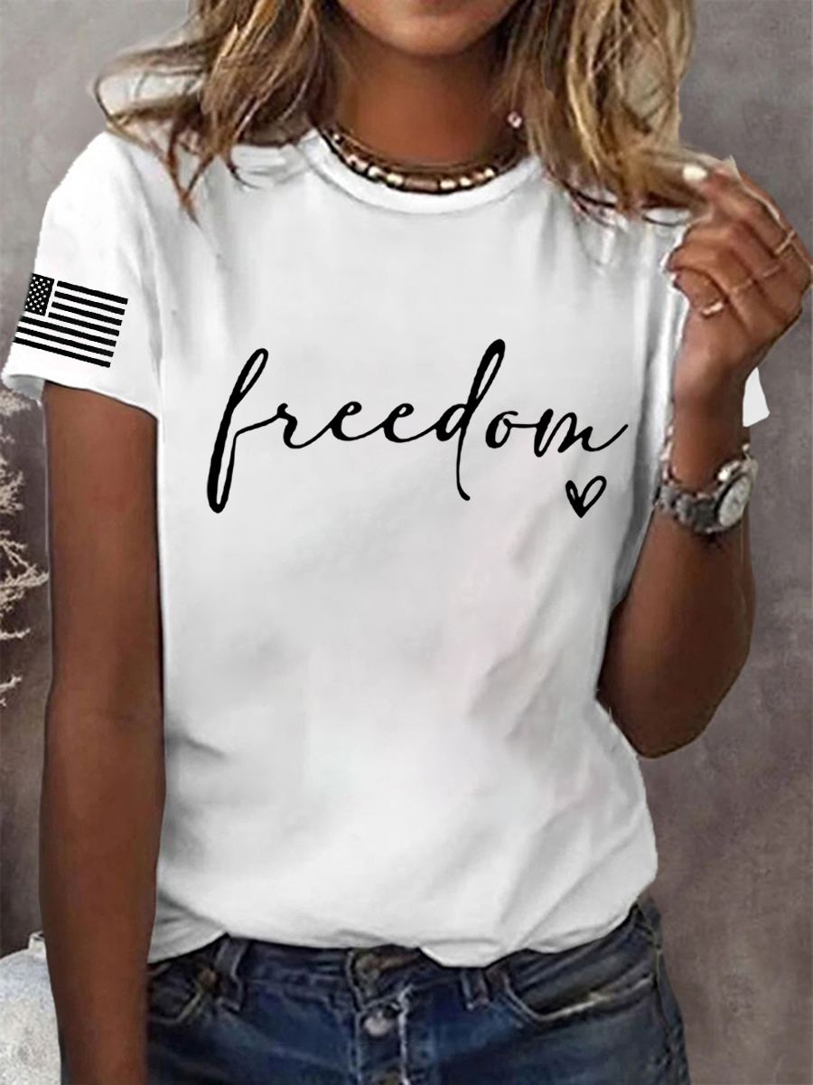 Women's Freedom Charlie Kirk Tee