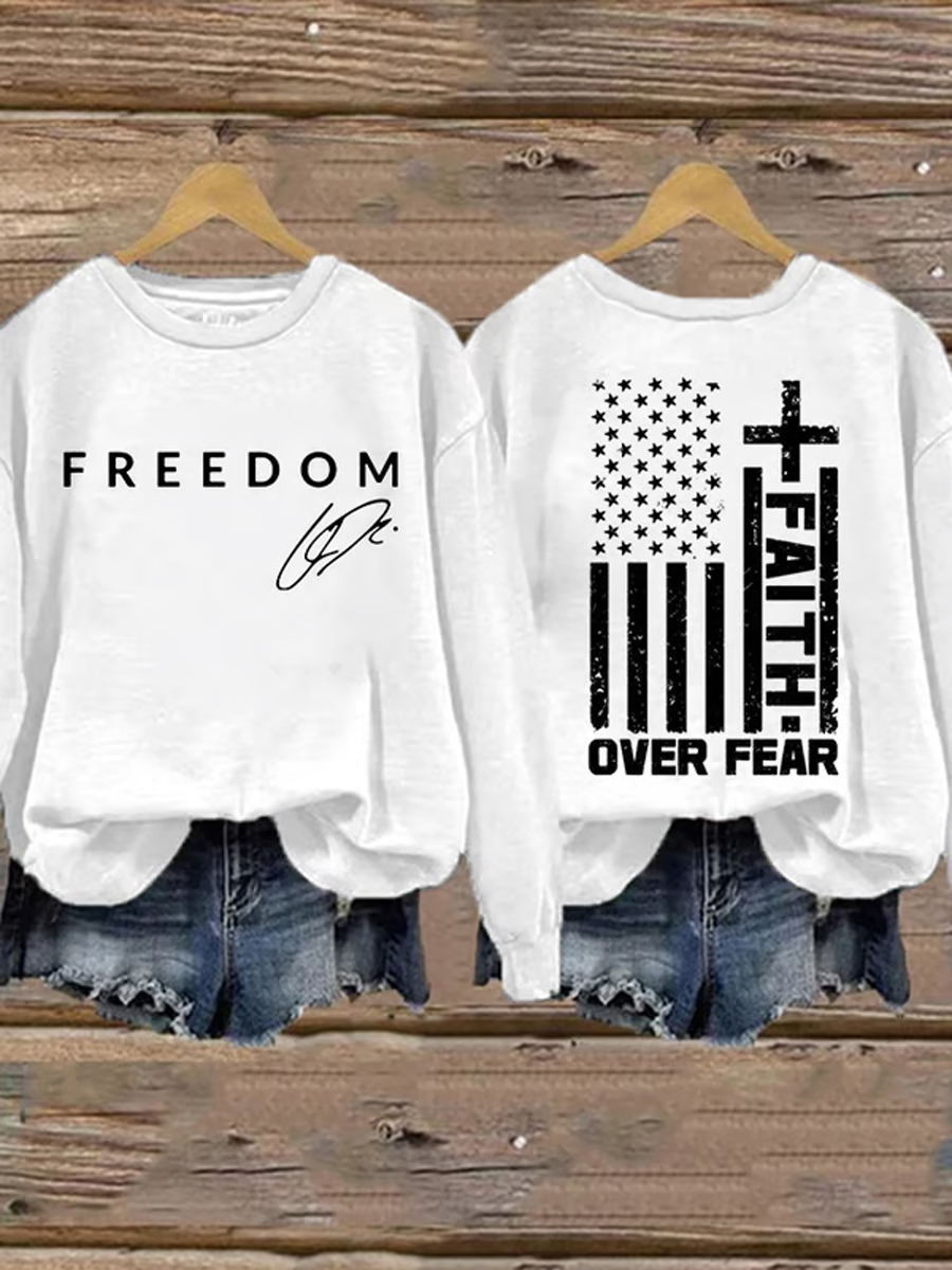 Women's Freedom Is Not Free R.I.P Charlie Kirk sweatshirt
