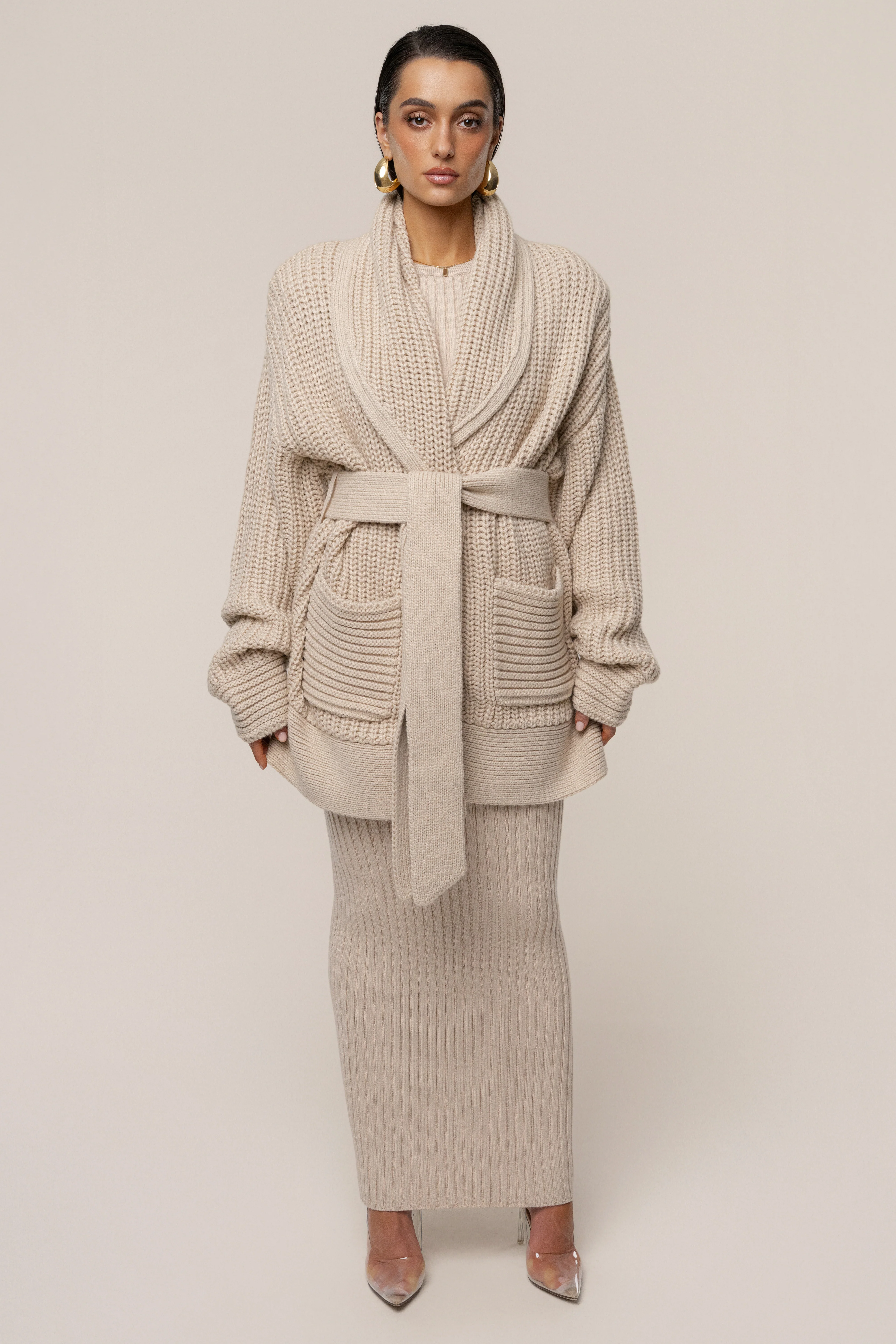 Stone Hazel Knit Cardigan