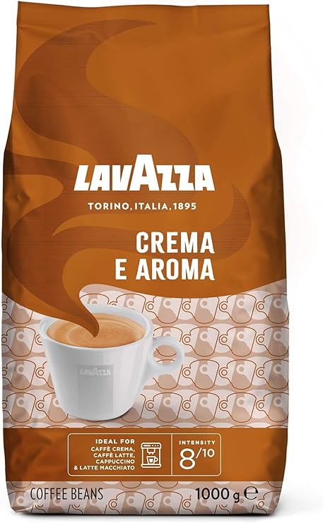 Lavazza Crema E Aroma Coffee Beans, Pack of 6, 6 x 1000g