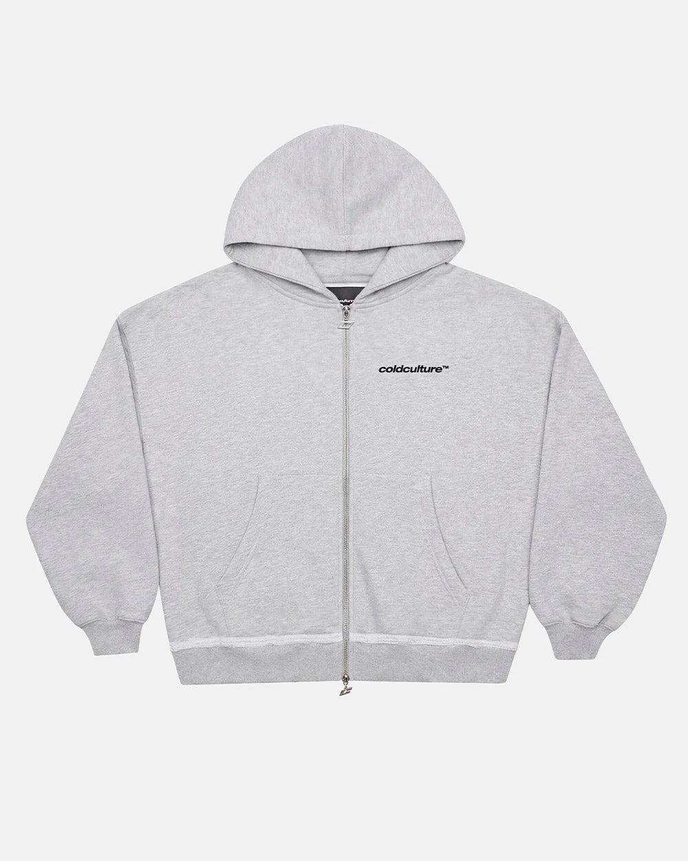 DAILY SET ZIP UP GREY MELANGE