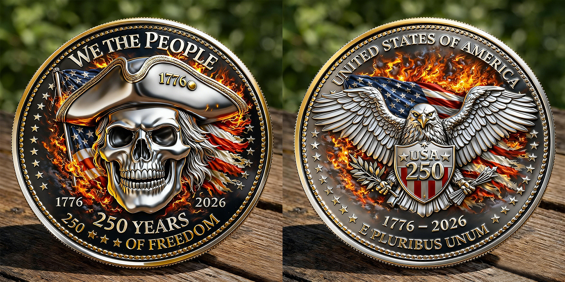 USA 250th Anniversary Commemorative Coin