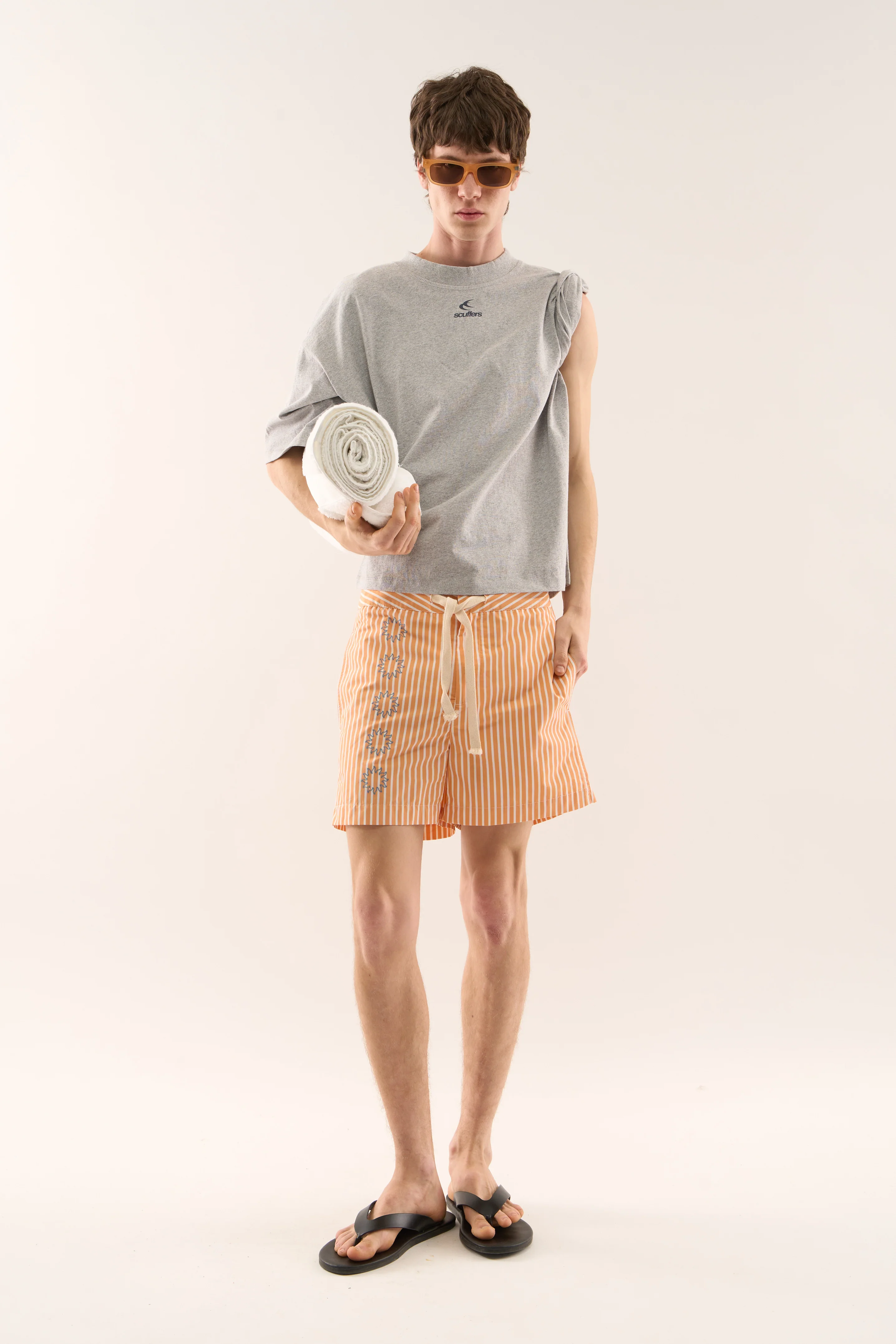 Costa Grey Melange T-Shirt