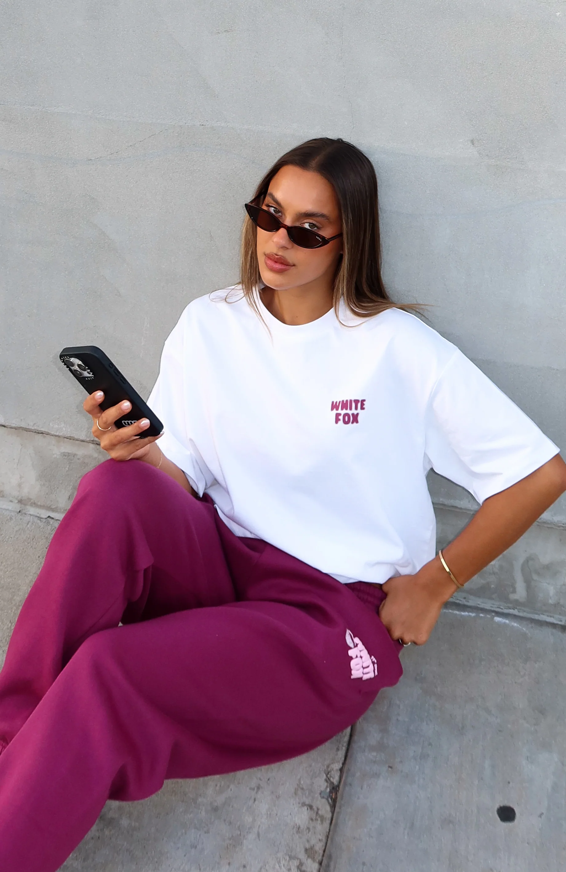 11th Street New York Or Nowhere Oversized Tee Berry Blast