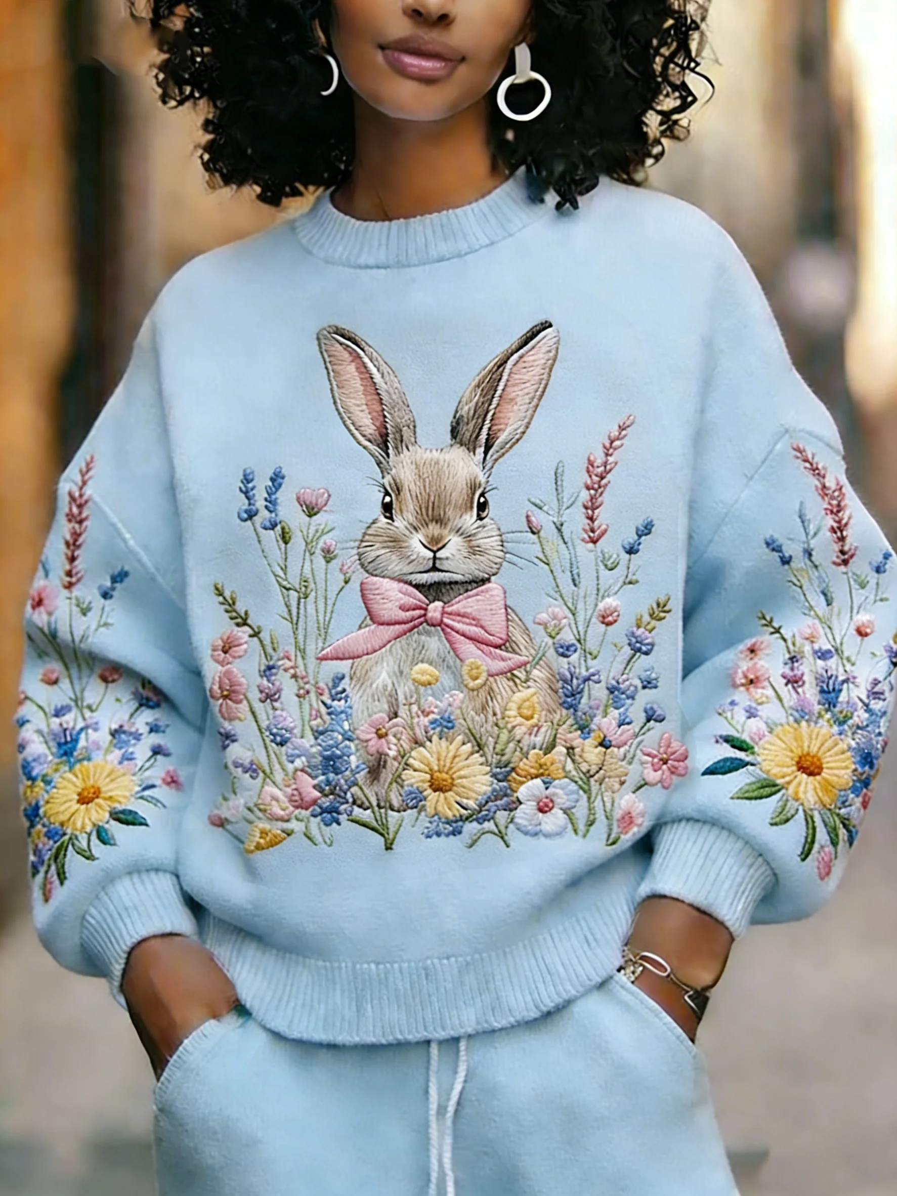 Women's Easter Bunny Top