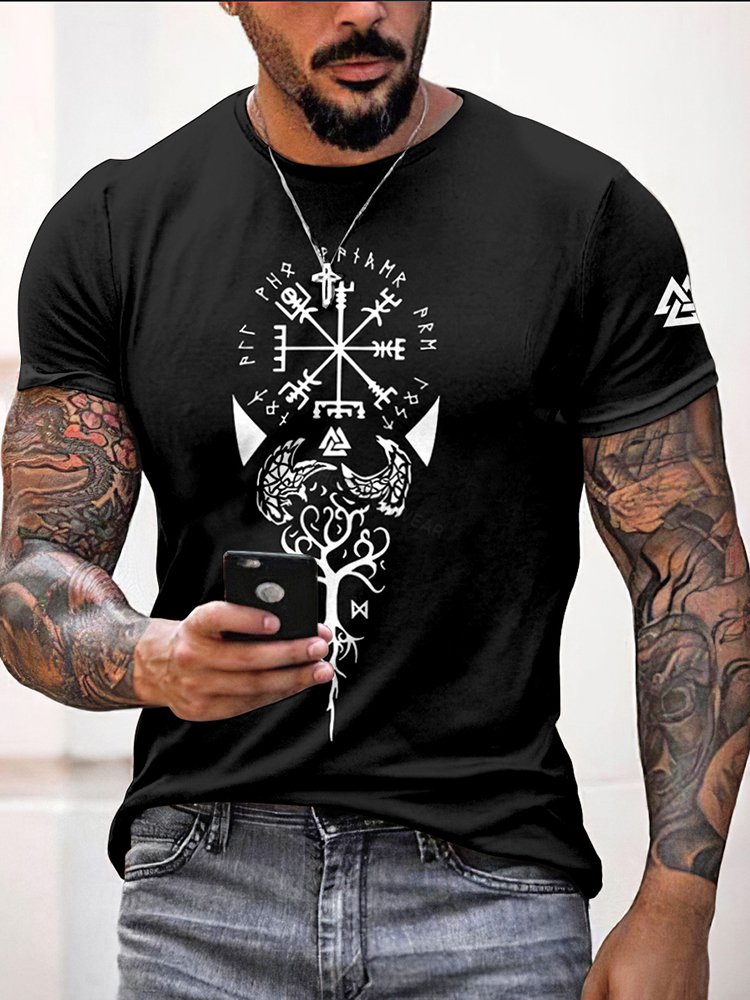 Men'S Viking Graphic T Shirt