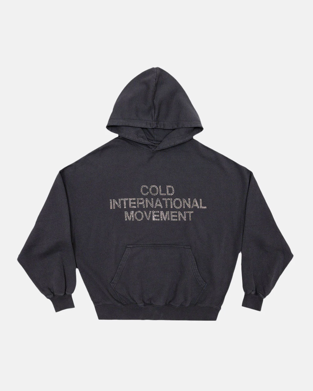 SHINY COLD HOODIE BLACK