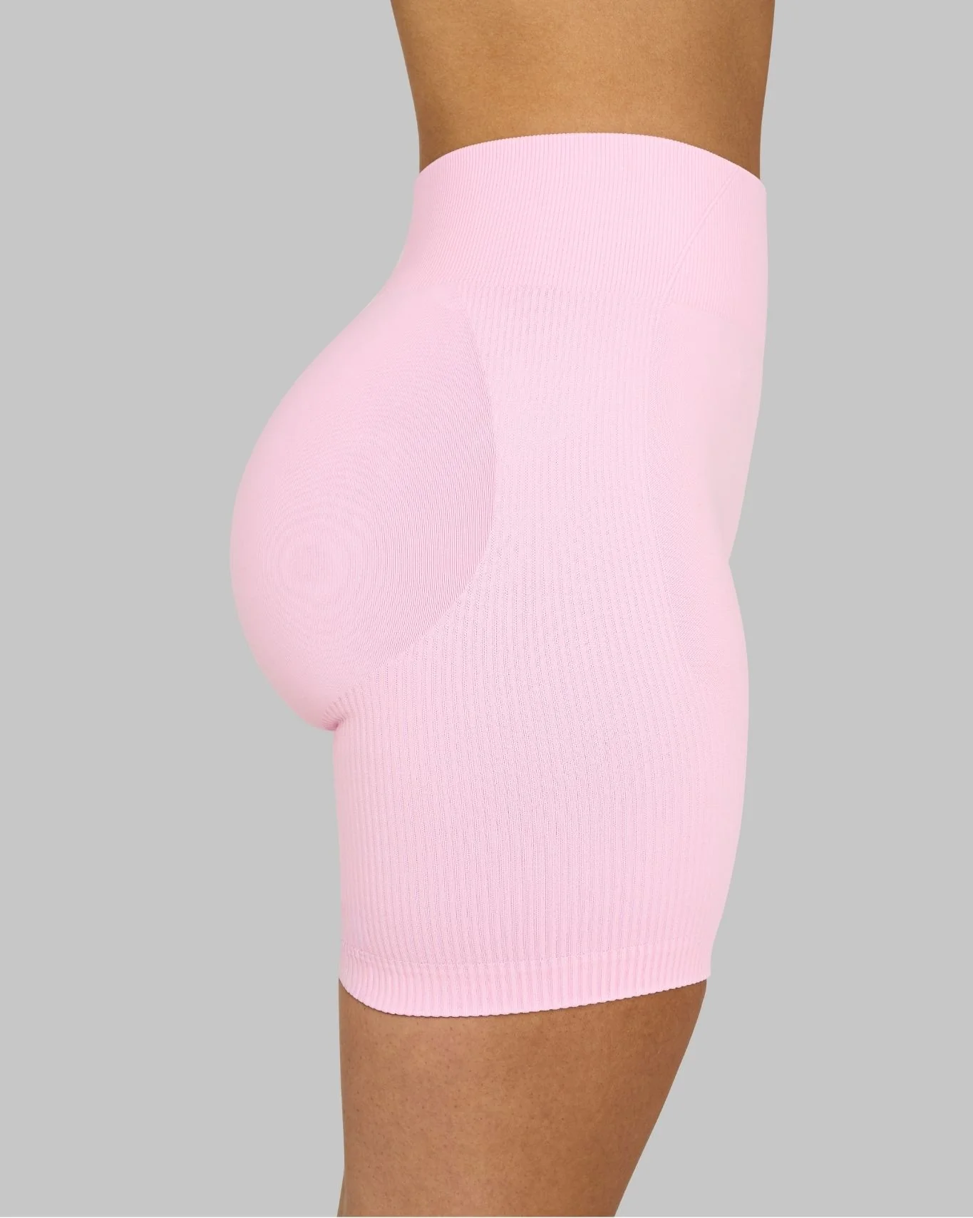 Elevate™ Sculpting Mid Waist Scrunch Shorts | Candy Pink
