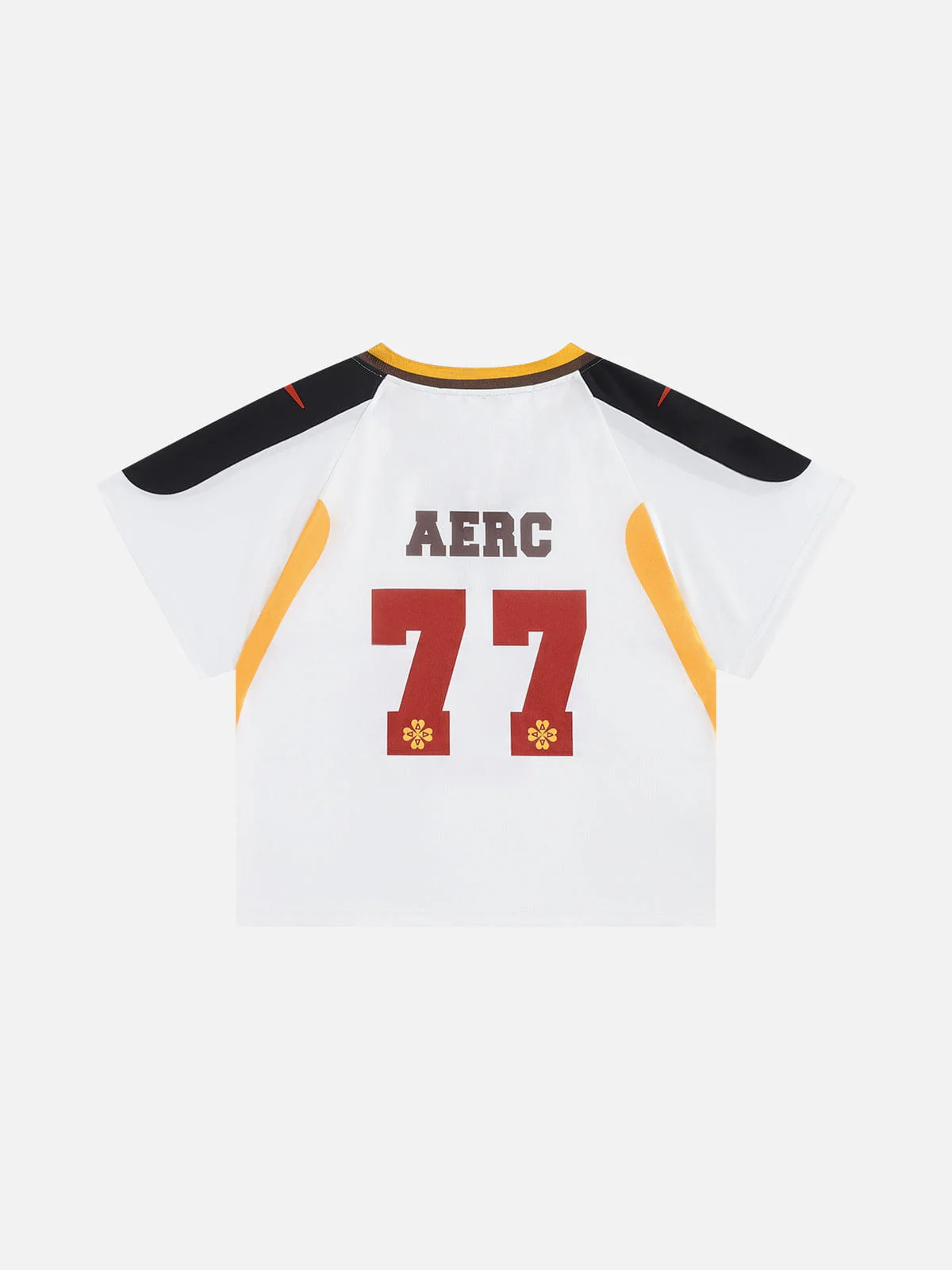Aelfric Eden Cropped 77 V-Neck Panel Jersey Tee