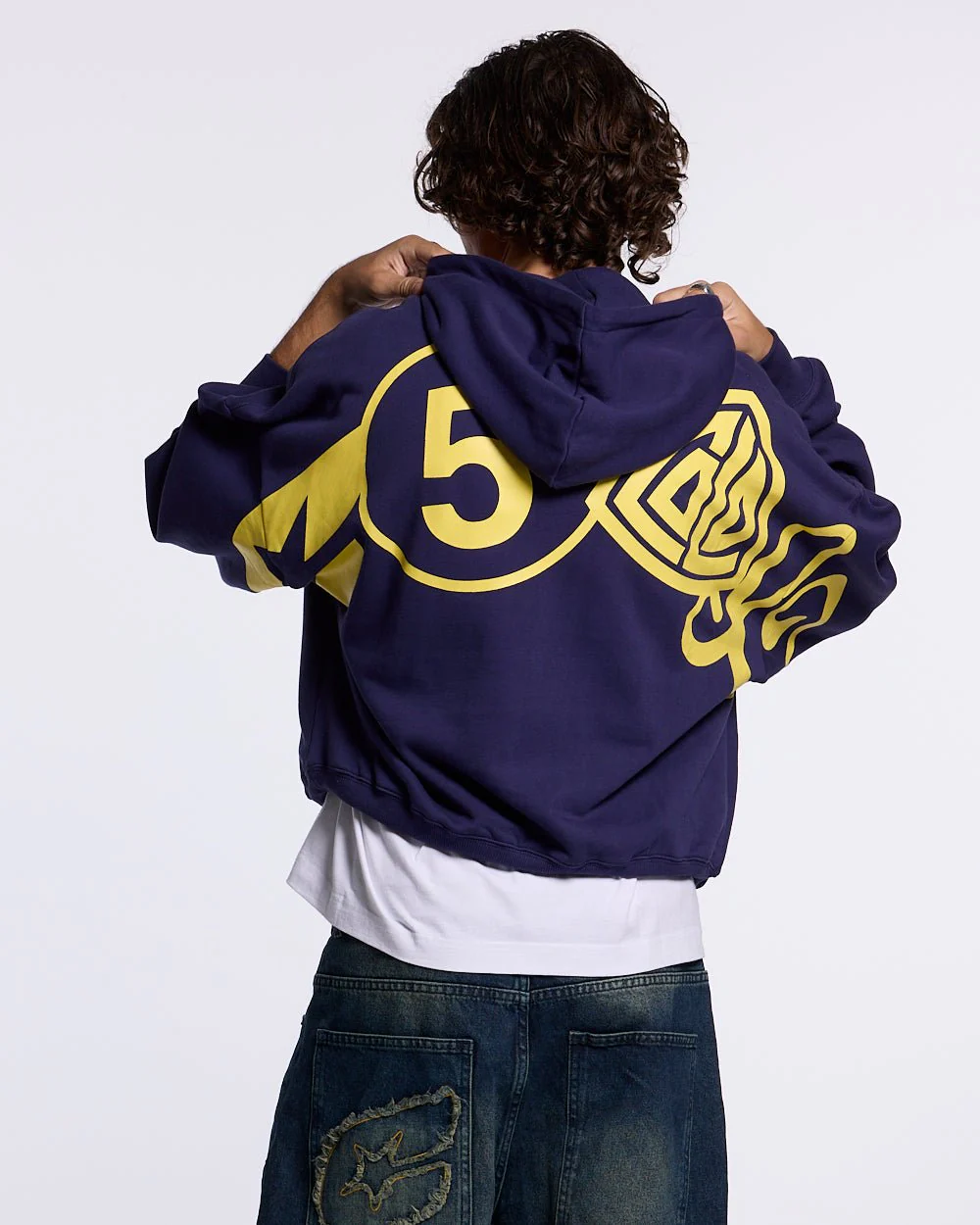 ICONIC COLD HOODIE NAVY BLUE