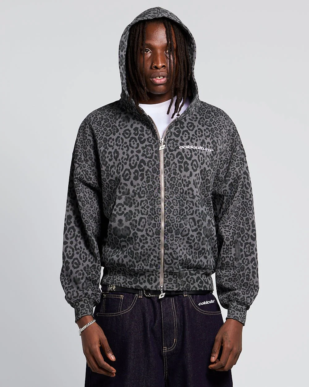 NOCTURNE BEAST ZIP HOODIE DARK GREY