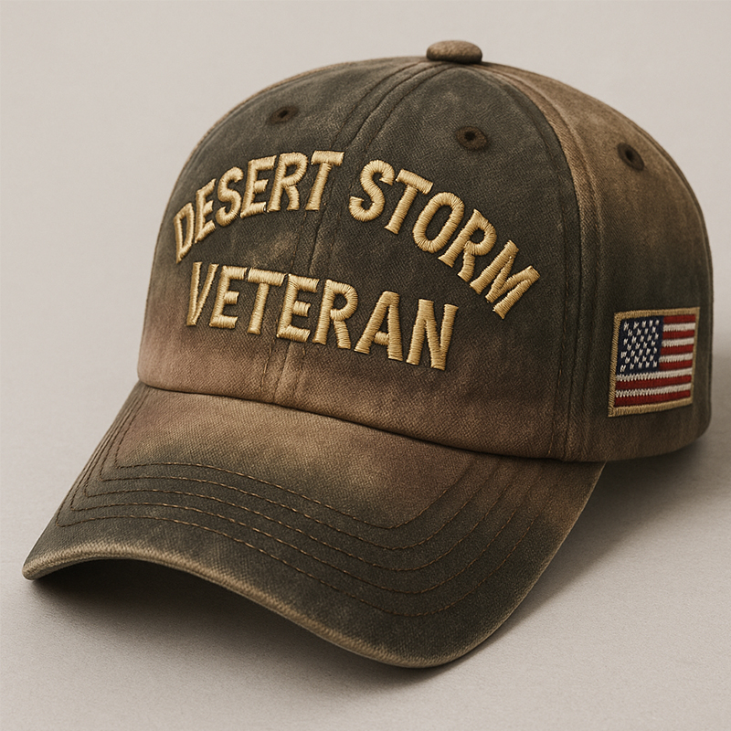 Desert Storm Veteran Artistic Casual Hat