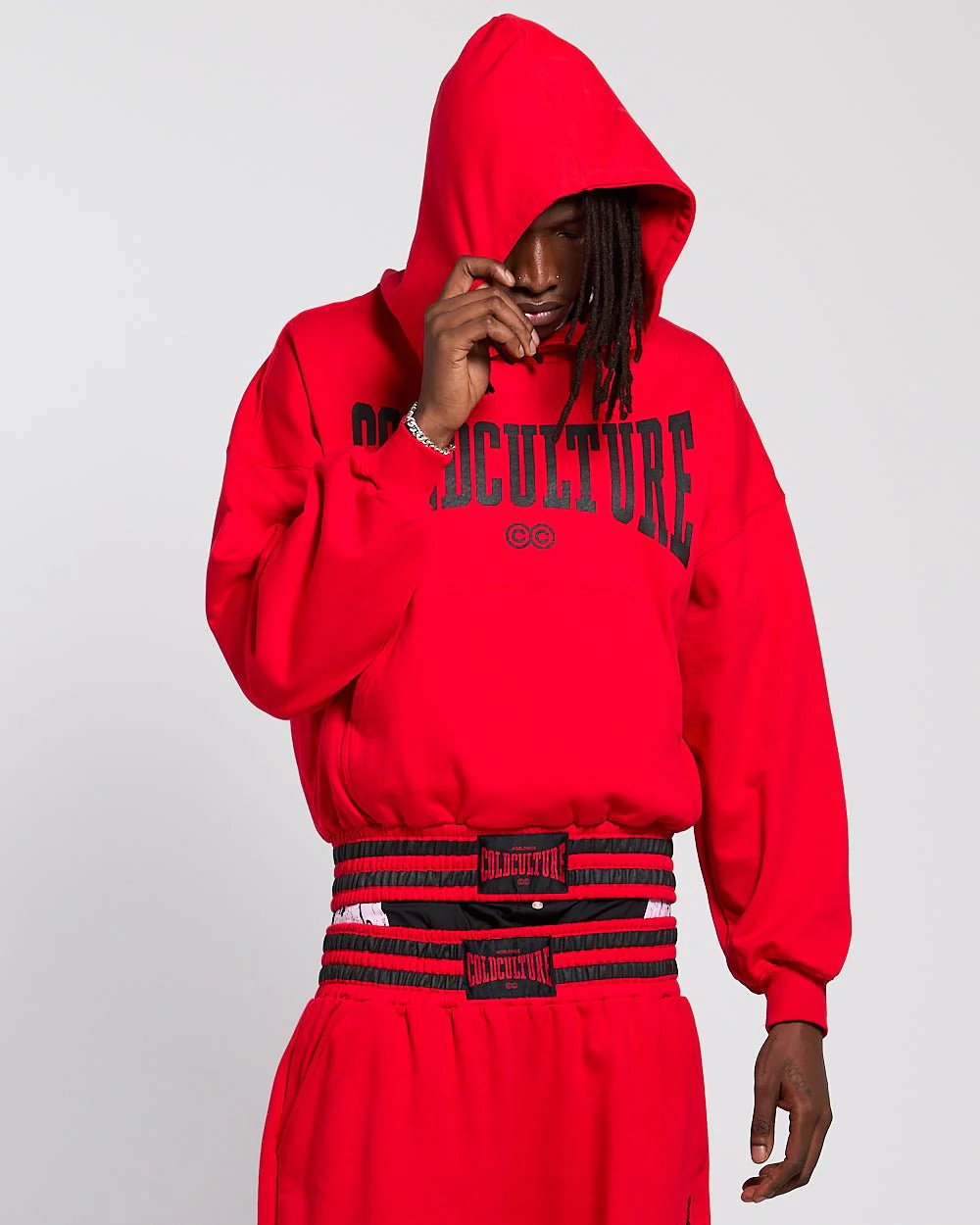 RAGE IN THE RING HOODIE RED