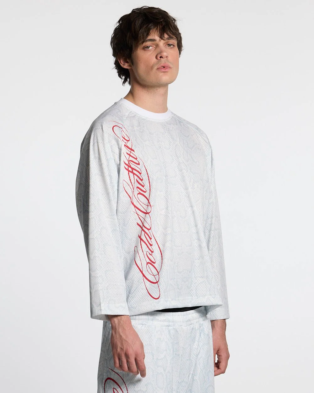 RIOT MESH LONGSLEEVE WHITE