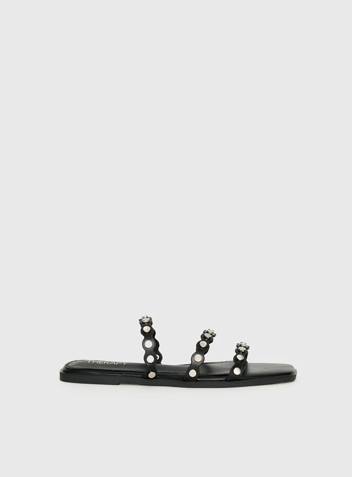 Therapy Gunner Stud Slides Black