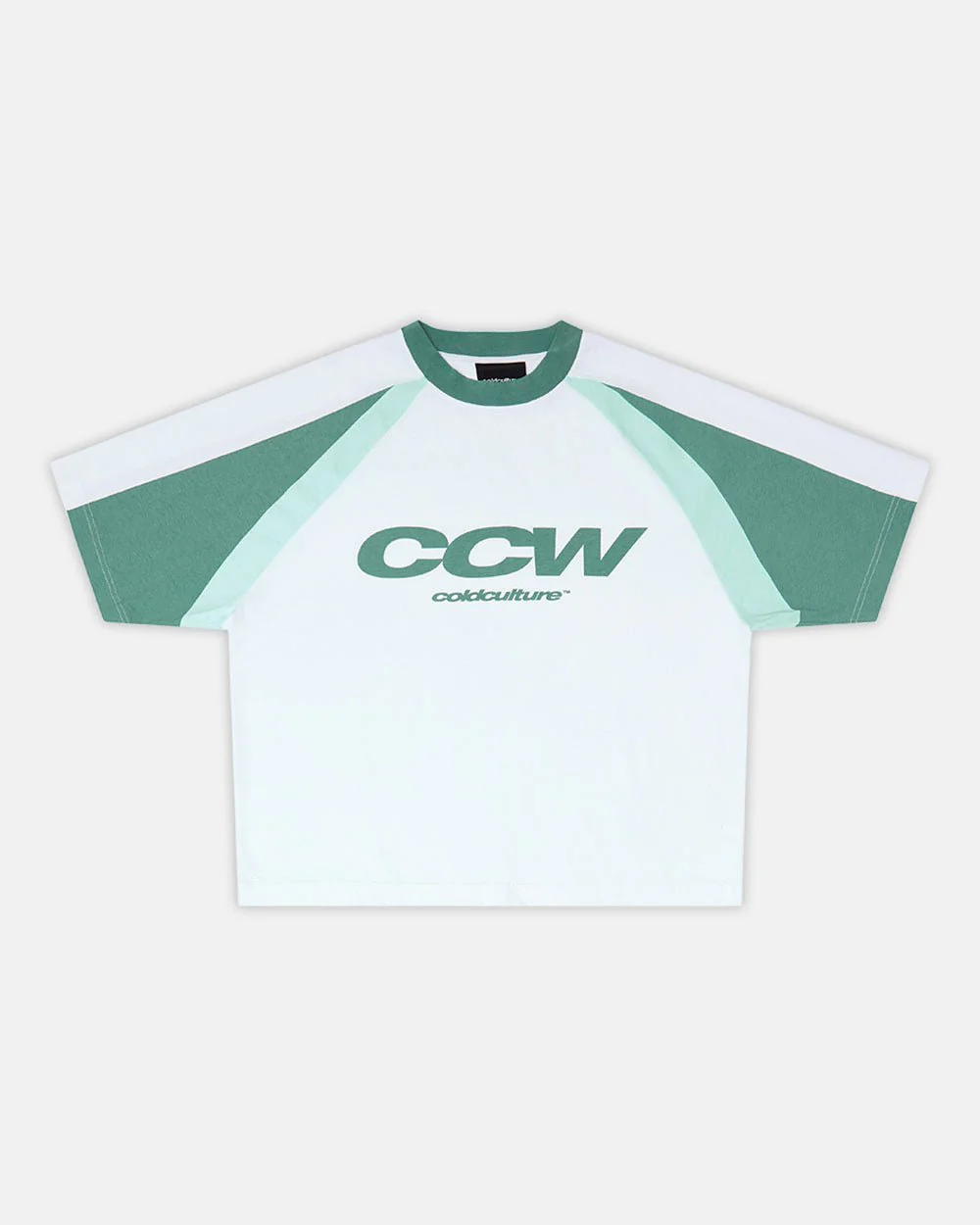 AIRBORNE TEE WHITE AND GREEN