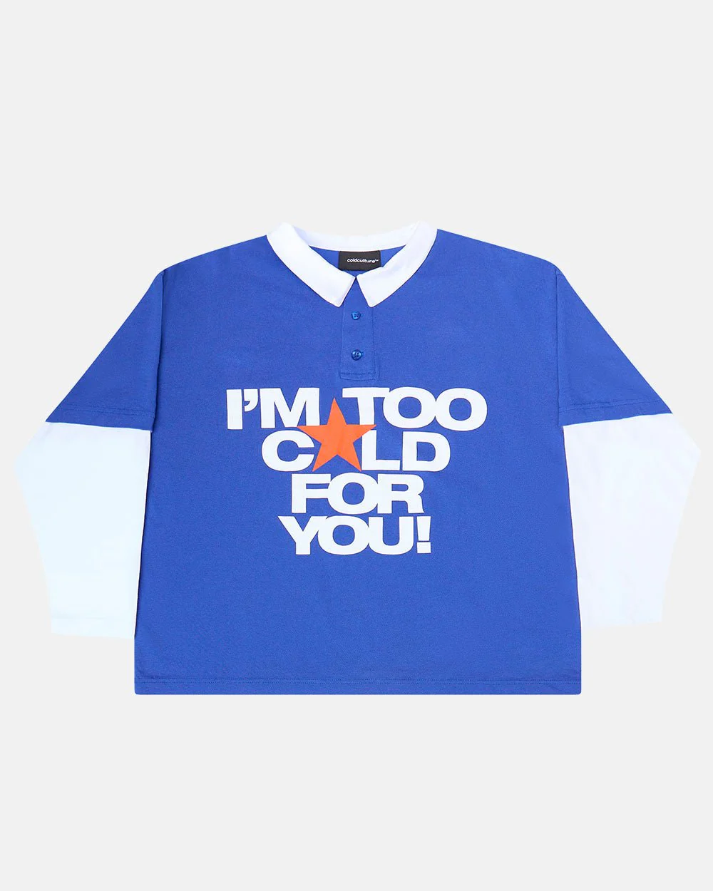 LAX LONGSLEEVE POLO INTENSE BLUE