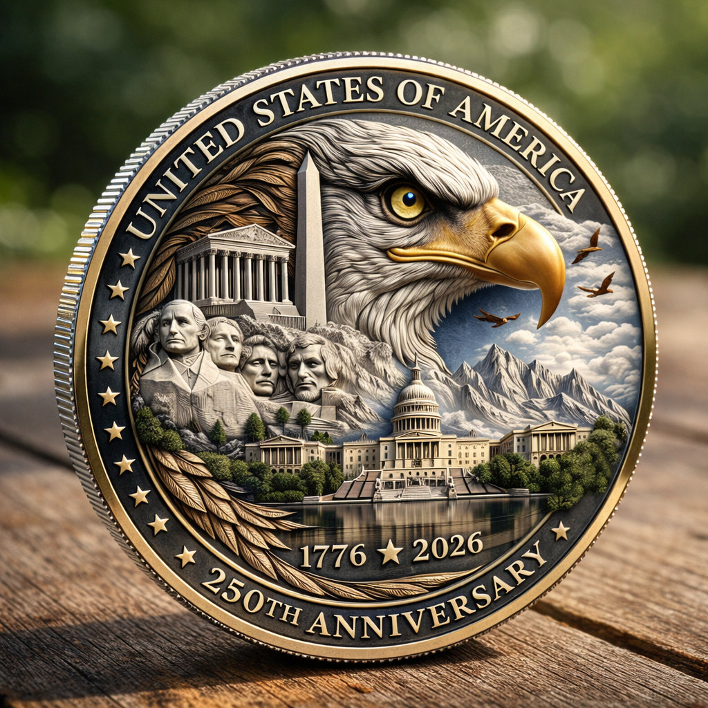 🏆New Year 60% OFF- U.S 250th Anniversary Commemorative Coin