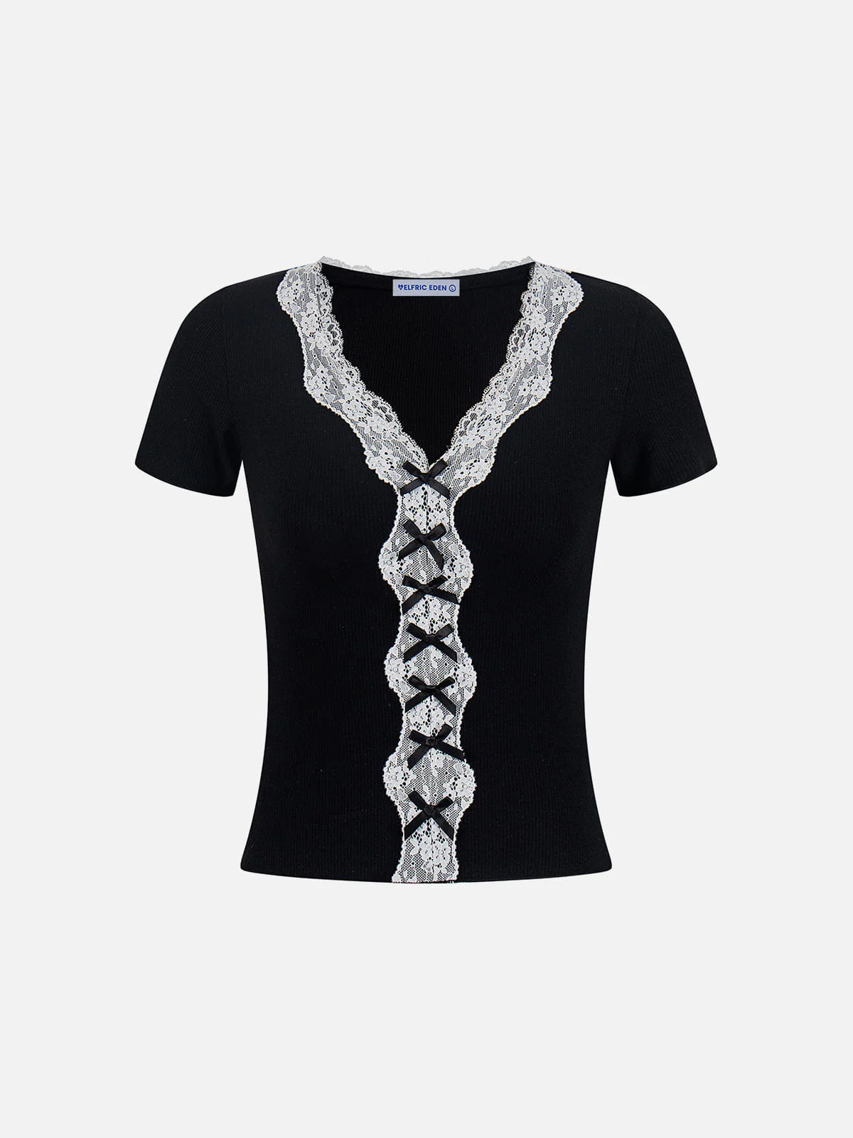 Aelfric Eden Lace Ribbon Trim Baby Tee