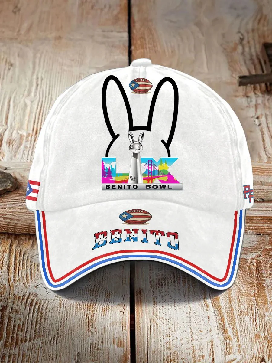 Puerto Rico Print Baseball Cap