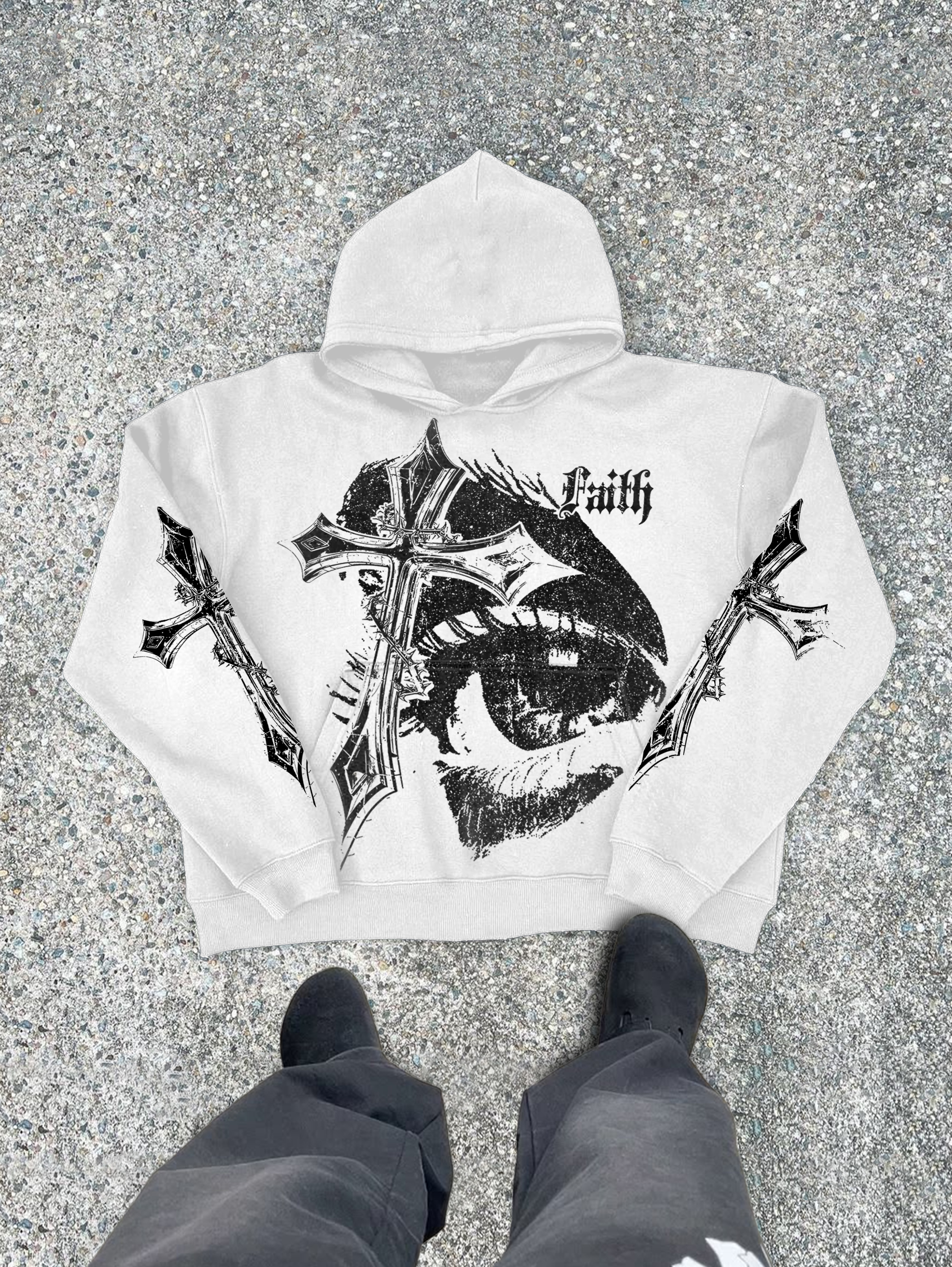 Eye Of The Cross Faith Graphic Hoodie
